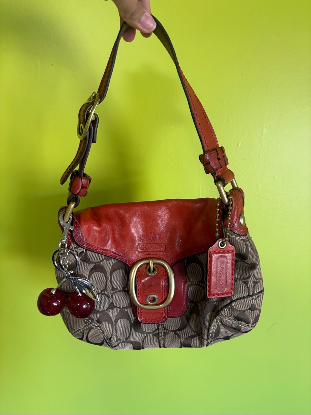Vintage Coach Bleecker Soho Buckle Shoulder Bag